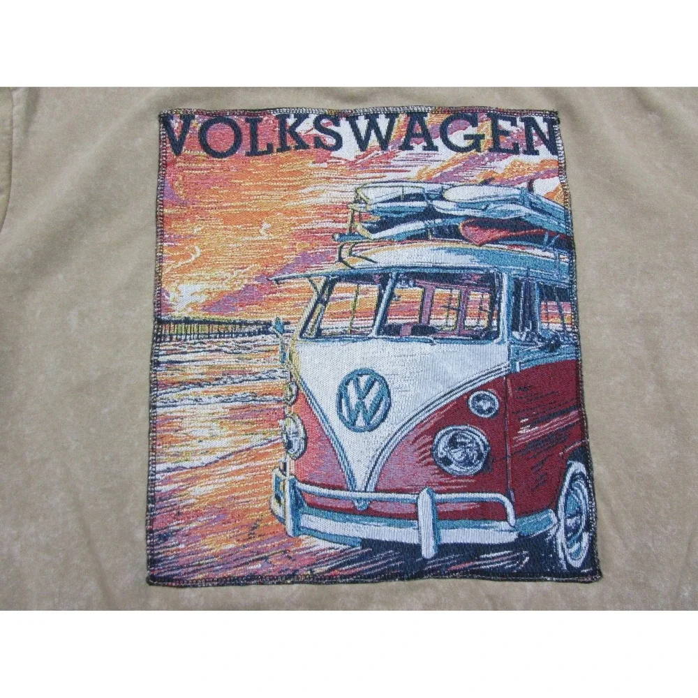 Official Volkswagen Crewneck Sweatshirt (XL) Van Camper Sunset Beach Tapestry